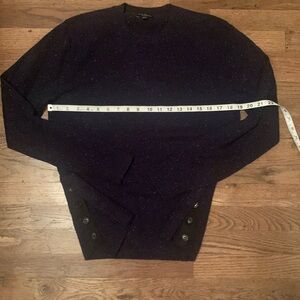 Club Monaco (S) Speckled Cashmere Crew Sweater